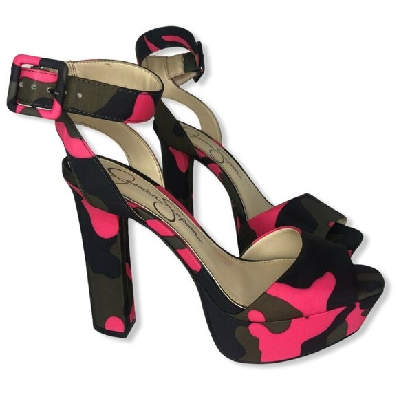 jessica simpson camouflage shoes